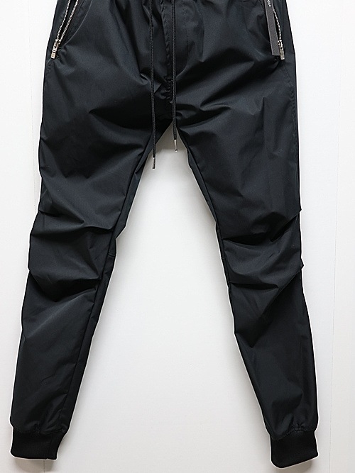 wjk�����֥른��������/tuck rib pants/black