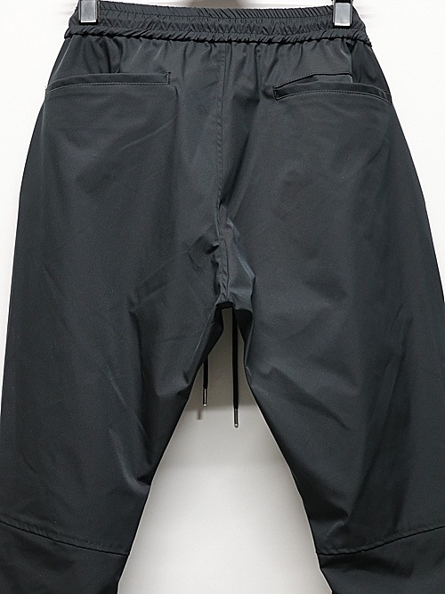 wjk�����֥른��������/tuck rib pants/black