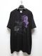 �㴰���Ground Y�����饦��ɥ磻/20/- JERSEY ROSE AND HANDS T-SHIRT/BLACK