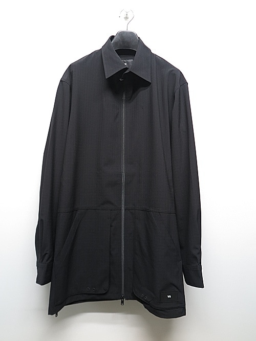 SALE40%OFF/Y-3磻꡼/RIPSTOP OVRSHIR BLACK.