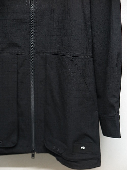 SALE40%OFF/Y-3磻꡼/RIPSTOP OVRSHIR BLACK.