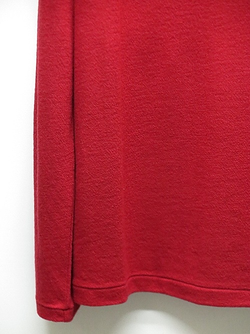 SALE50%OFF/Yohji Yamamoto���襦����ޥ��/SUPER120 WOOL AIR PLAIN STITCH LAYERED R NECK T/��å�.