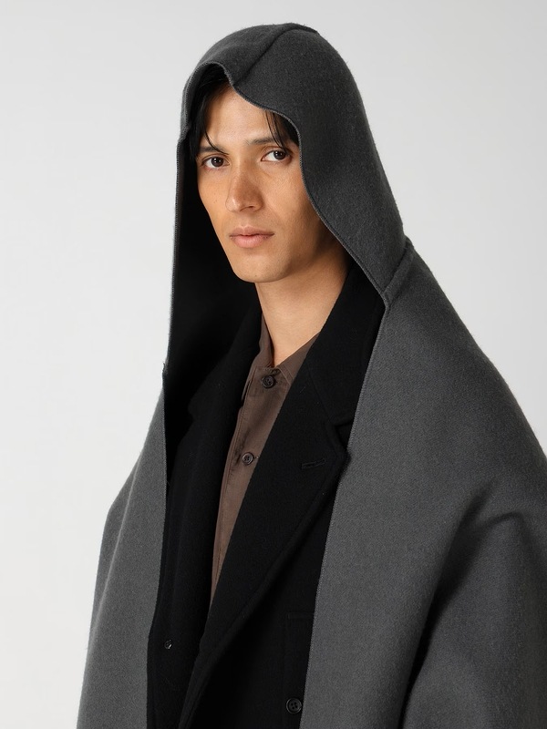 Yohji Yamamoto���襦����ޥ��/��尥����� �ա��ɥޥե顼/GREY