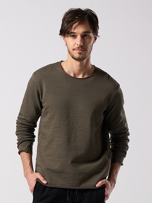 (ͽ���ʡ�9��10������ͽ��/wjk�����֥른��������/cut-off light sweat shirt/khaki