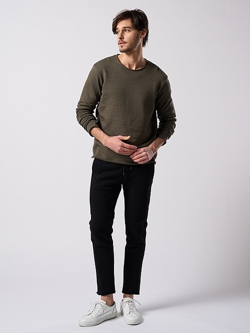 (ͽ���ʡ�9��10������ͽ��/wjk�����֥른��������/cut-off light sweat shirt/khaki