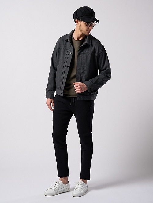 (ͽ���ʡ�9��10������ͽ��/wjk�����֥른��������/cut-off light sweat shirt/khaki