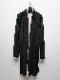 �㴰���nude:masahiko maruyama ���̡���:�ޥ��ҥ��ޥ���/40 Linen Jersey LAYERED CARDIGAN - 2 COLORS SET/Black-Ecru