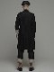 �㴰���nude:masahiko maruyama ���̡���:�ޥ��ҥ��ޥ���/40 Linen Jersey LAYERED CARDIGAN - 2 COLORS SET/Black-Ecru