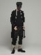 �㴰���nude:masahiko maruyama ���̡���:�ޥ��ҥ��ޥ���/40 Linen Jersey LAYERED CARDIGAN - 2 COLORS SET/Black-Ecru