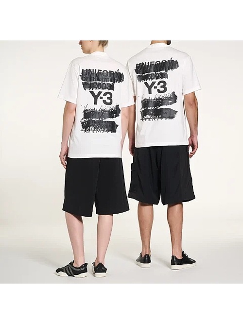SALE30%OFF/Y-3磻꡼/U GFX SS TEE/CWHITE.