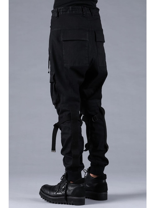 D.HYGEN���ǥ����ϥ�����/���ȥ�å��ǥ˥�ܥ�ơ����٥�ȥ��������祰�ѥ��/BLACK