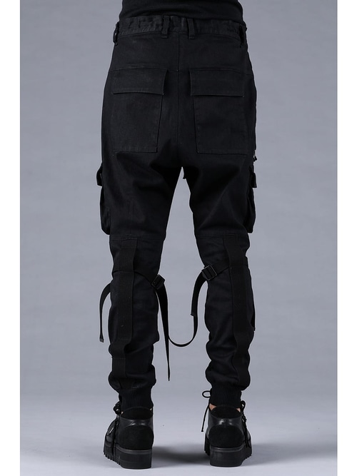 D.HYGEN���ǥ����ϥ�����/���ȥ�å��ǥ˥�ܥ�ơ����٥�ȥ��������祰�ѥ��/BLACK