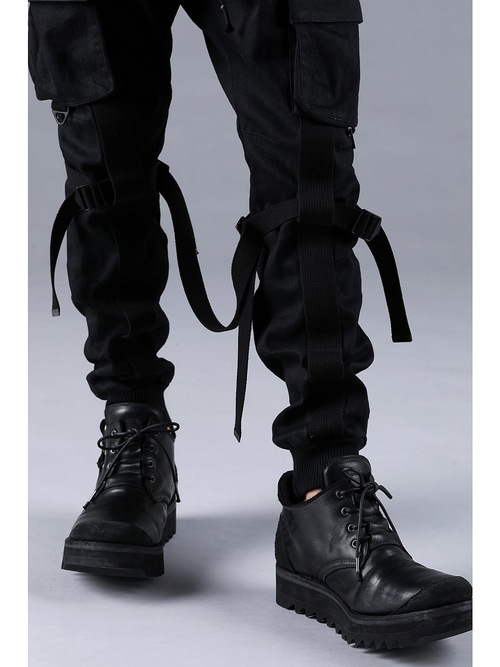 D.HYGEN���ǥ����ϥ�����/���ȥ�å��ǥ˥�ܥ�ơ����٥�ȥ��������祰�ѥ��/BLACK