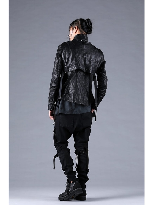 D.HYGEN���ǥ����ϥ�����/���ȥ�å��ǥ˥�ܥ�ơ����٥�ȥ��������祰�ѥ��/BLACK