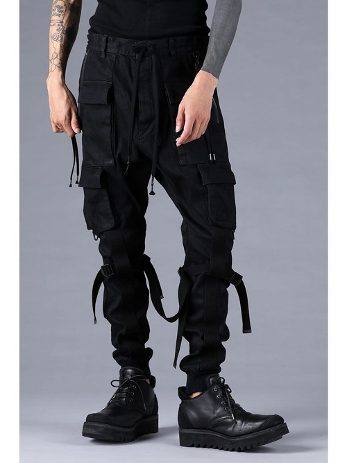 D.HYGEN���ǥ����ϥ�����/���ȥ�å��ǥ˥�ܥ�ơ����٥�ȥ��������祰�ѥ��/BLACK