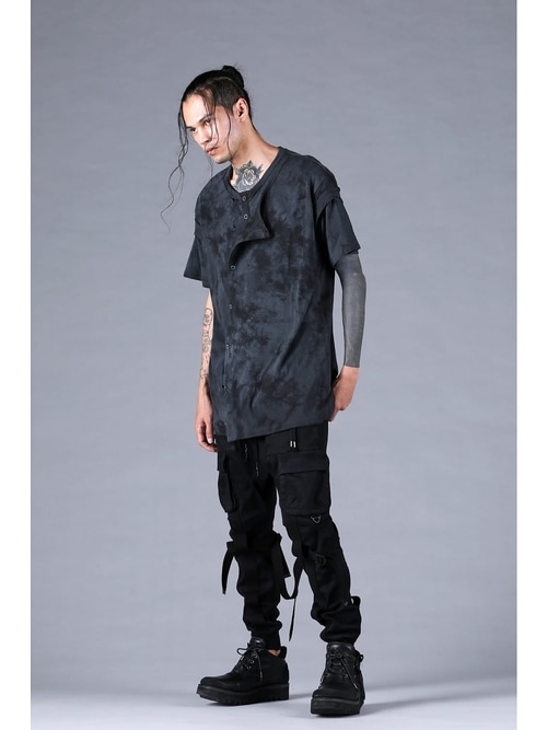 D.HYGEN���ǥ����ϥ�����/���ȥ�å��ǥ˥�ܥ�ơ����٥�ȥ��������祰�ѥ��/BLACK