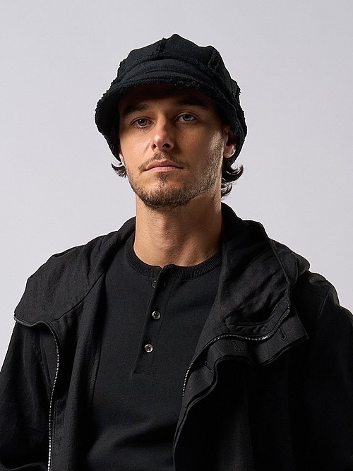 wjk�����֥른��������/jersey engineer cap/deep black