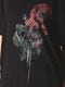 Ground Y�����饦��ɥ磻/20/- JERSEY SUNFLOWER T-SHIRT/BLACK