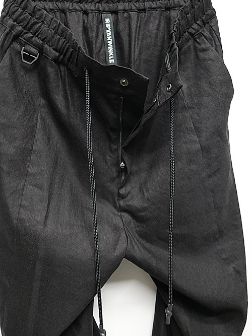RIPVANWINKLE����åץ����󥦥��󥯥�/��ͥ�ӥ����������ȥ�å� 3/4 SOLID PANTS/BLACK