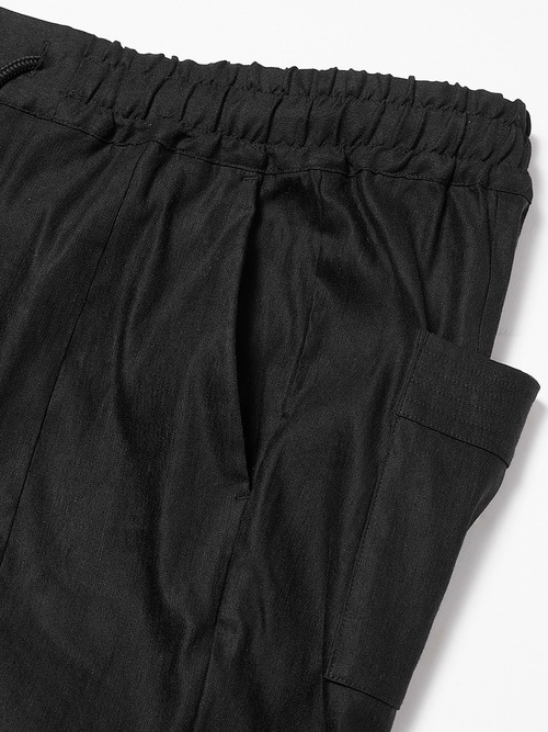 RIPVANWINKLE����åץ����󥦥��󥯥�/��ͥ�ӥ����������ȥ�å� 3/4 SOLID PANTS/BLACK