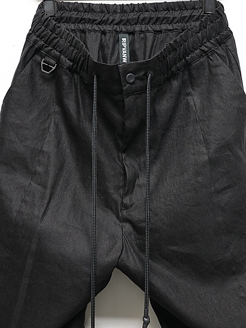 RIPVANWINKLE����åץ����󥦥��󥯥�/��ͥ�ӥ����������ȥ�å� 3/4 SOLID PANTS/BLACK