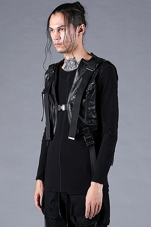 �㴰���D.HYGEN���ǥ����ϥ�����/�ۡ����쥶���ϡ��ͥ��٥���/BLACK