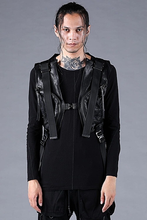 �㴰���D.HYGEN���ǥ����ϥ�����/�ۡ����쥶���ϡ��ͥ��٥���/BLACK
