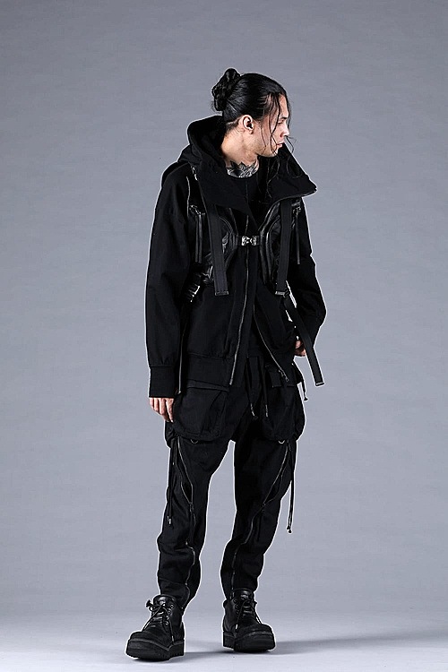 �㴰���D.HYGEN���ǥ����ϥ�����/�ۡ����쥶���ϡ��ͥ��٥���/BLACK