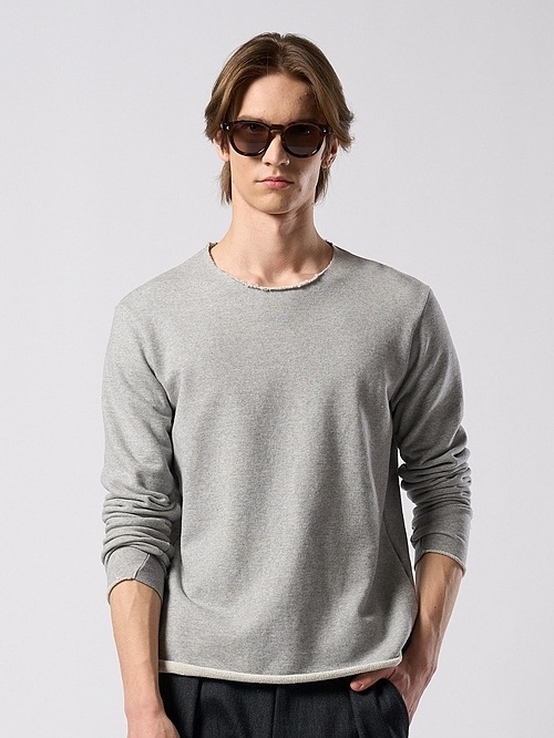 (ͽ���ʡ�9��10������ͽ��/wjk�����֥른��������/cut-off light sweat shirt/t.gray