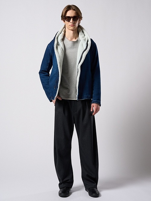 (ͽ���ʡ�9��10������ͽ��/wjk�����֥른��������/cut-off light sweat shirt/t.gray