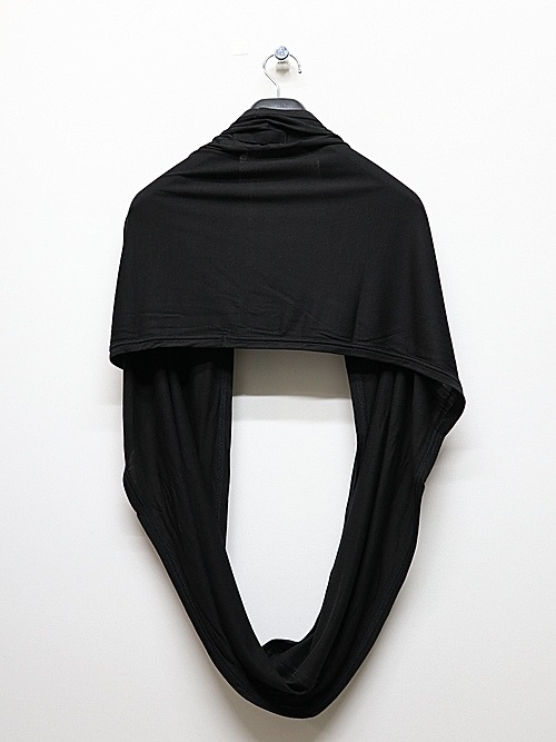 JULIUSꥦ/RAYON/SILK JERSEY STOLE1/BLACK