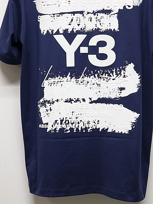 SALE30%OFF/Y-3磻꡼/U GFX SS TEE/DKBLUE.