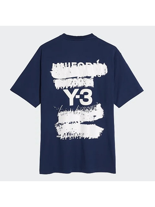 SALE30%OFF/Y-3磻꡼/U GFX SS TEE/DKBLUE.