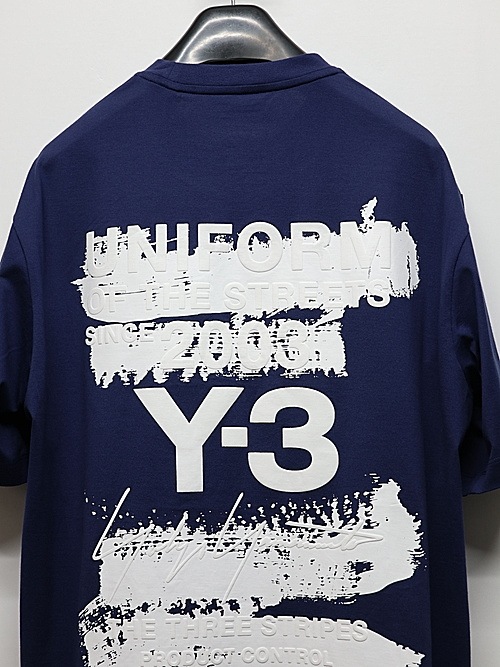 SALE30%OFF/Y-3磻꡼/U GFX SS TEE/DKBLUE.
