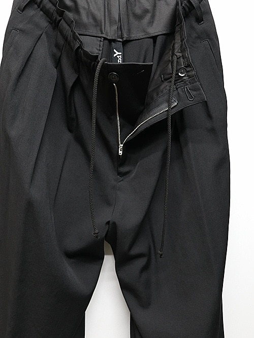 Ground Y饦ɥ磻/W/GABARDINE BALLOON PANTS/BLACK