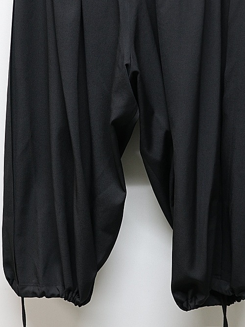 Ground Y饦ɥ磻/W/GABARDINE BALLOON PANTS/BLACK