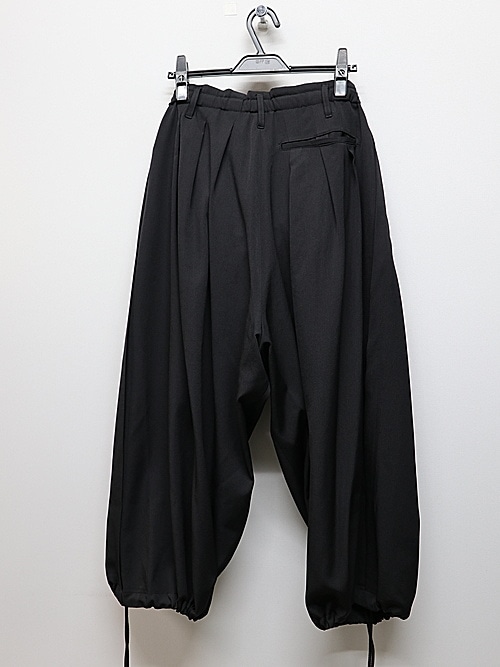 Ground Y饦ɥ磻/W/GABARDINE BALLOON PANTS/BLACK