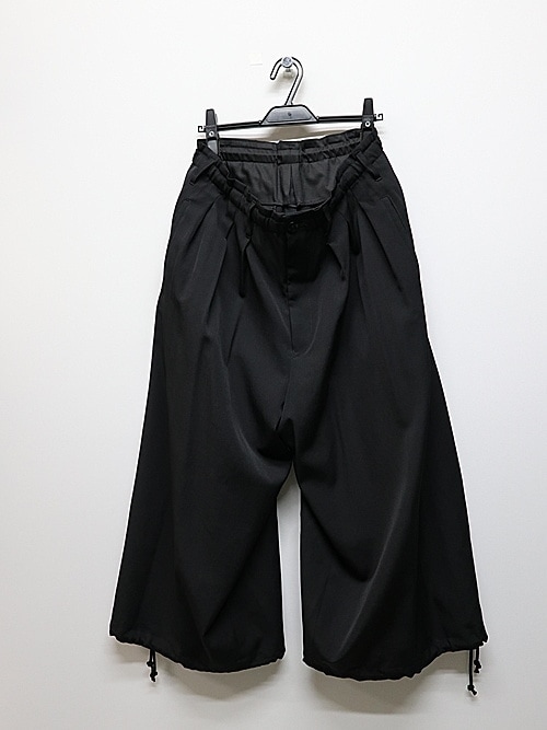 Ground Y饦ɥ磻/W/GABARDINE BALLOON PANTS/BLACK