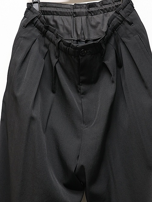 Ground Y饦ɥ磻/W/GABARDINE BALLOON PANTS/BLACK
