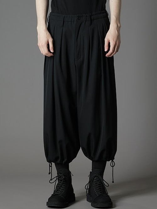 Ground Y饦ɥ磻/W/GABARDINE BALLOON PANTS/BLACK