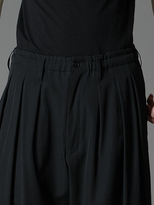 Ground Y饦ɥ磻/W/GABARDINE BALLOON PANTS/BLACK