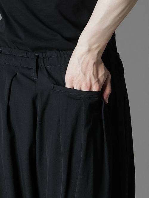 Ground Y饦ɥ磻/W/GABARDINE BALLOON PANTS/BLACK