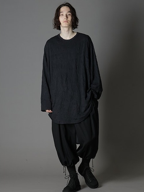 Ground Y饦ɥ磻/W/GABARDINE BALLOON PANTS/BLACK