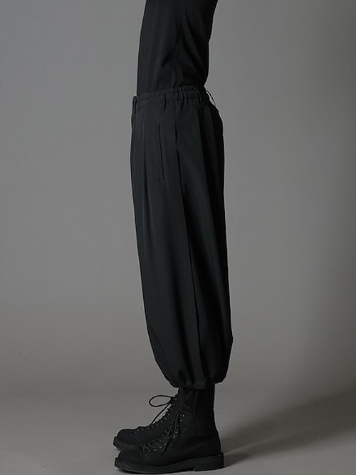 Ground Y饦ɥ磻/W/GABARDINE BALLOON PANTS/BLACK