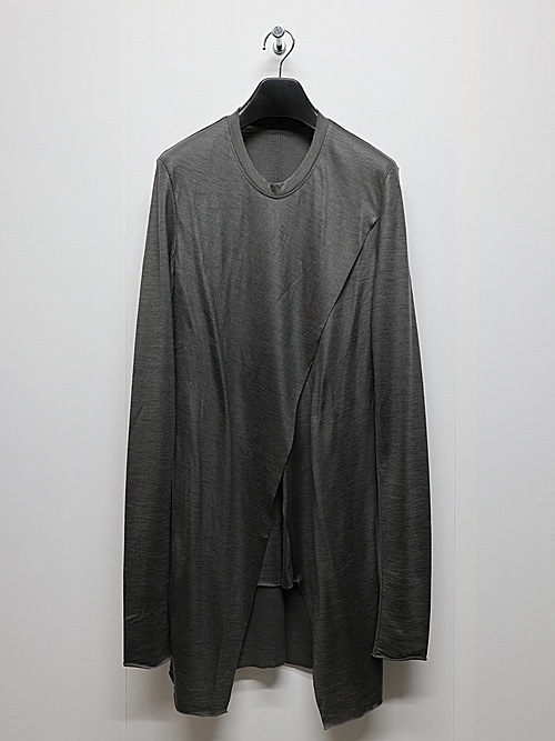 JULIUSꥦ/WOOL SZ JERSEY CUT & SEWN3/GRAY