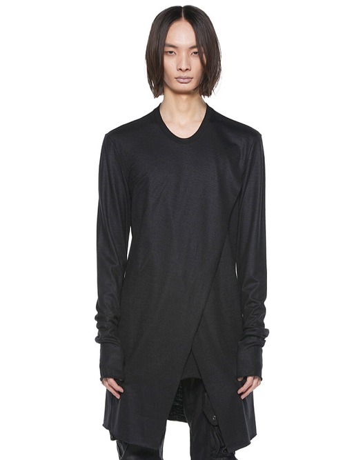 JULIUSꥦ/WOOL SZ JERSEY CUT & SEWN3/GRAY