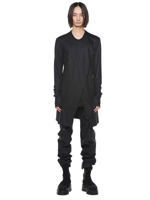 JULIUSꥦ/WOOL SZ JERSEY CUT & SEWN3/GRAY