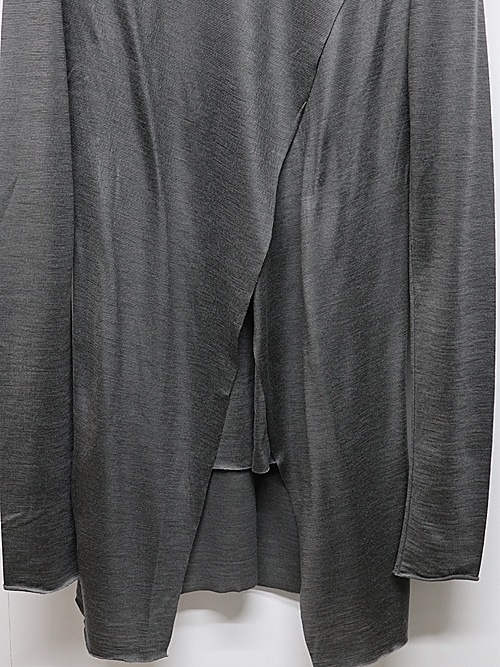 JULIUSꥦ/WOOL SZ JERSEY CUT & SEWN3/GRAY