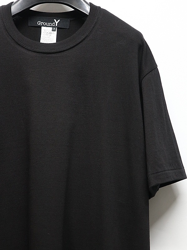 Ground Y�����饦��ɥ磻/20/- JERSEY POPPY T-SHIRT/BLACK
