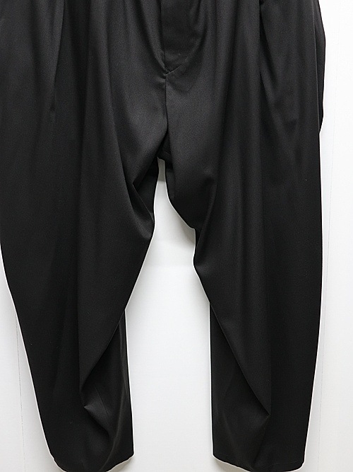 Ground Y�����饦��ɥ磻/TR TWILL SIDE CURVE PANTS/BLACK